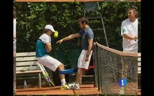 Rafa Nadal tirante musculador RF Barcelona
