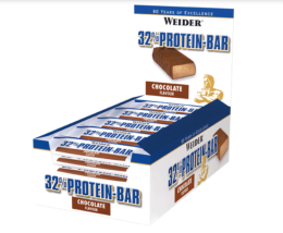 Weider@ - 32% PROTEIN BAR - CAJA DE 12 BARRITAS