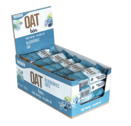 Weider® - OAT BAR - CAJA DE 20 UNIDADES DE BARRITAS DE 60 GR