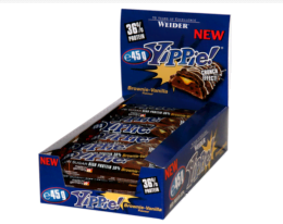 Weider® - YIPPIE! BAR - CAJA DE  12 BARRITAS DE 45 grs CADA UNA
