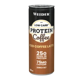 Weider® - LOW CARB PROTEIN COFFEE - 2 PACK DE 12 LATAS DE 250ML CADA UNA