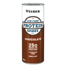 Weider® - LOW CARB PROTEIN SHAKE - 2 CAJAs DE 12 LATAS DE 250ML CADA UNA