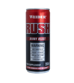 Weider® - RUSH RTD - PACK DE 24 LATAS DE 250ML CADA UNA
