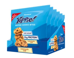 Weider® - YIPPIE PROTEIN COOKIE BITES - Caja de 6 sobres de 50grs cada uno