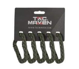 LOBO - MOSQUETÓN UNIVERSAL PACK DE 5 UNIDADES TAC MAVEN