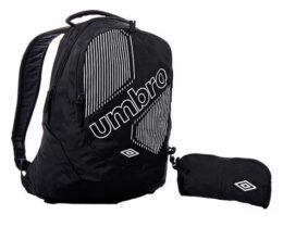 MOCHILA UMBRO VELOCE II CON ESTUCHE NEGRO