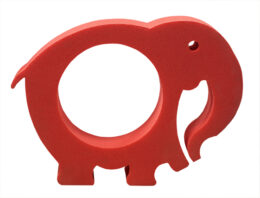 TAPIZ CON FORMA DE ELEFANTE