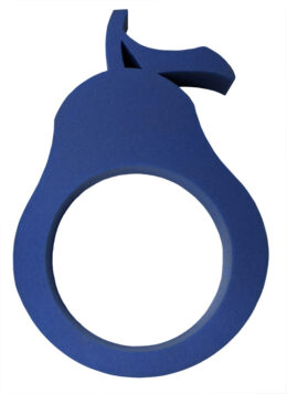 TAPIZ CON FORMA DE PERA