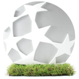 TROFEO BALON CHAMPION CON CESPED