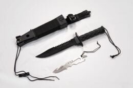 AITOR® - CUCHILLO SUPERVIVENCIA - AITOR JUNGLE KING I - NEGRO (nuevo modelo!)