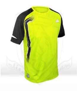 AKKERON - CAMISETA HOMBRE AMARILLA-FLUOR DRY-KKER