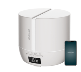 CECOTEC - PUREAROMA 550 CONECTED  - HUMIDIFICADOR + DIFUSOR DE FRAGANCIA + ALTAVOZ BLUETOOTH