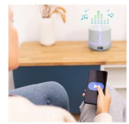 CECOTEC - PUREAROMA 550 CONECTED  - HUMIDIFICADOR + DIFUSOR DE FRAGANCIA + ALTAVOZ BLUETOOTH - Imagen 5