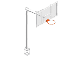 EURON - CANASTA EUROGROUND MINIBASKET V-1,65M- EB026 EB027