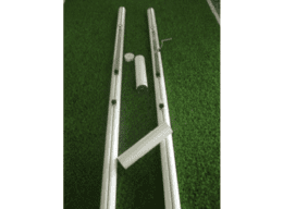 EURON - JGO. POSTES MULTIDEPORTE ANCLAR MECANISMO REGULACIÓN EXTERIOR. ALUMINIO 120 CREMALLERA- EPM012