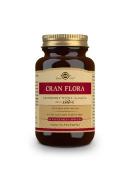 Cran Flora (Arándano Rojo con Probióticos y Ester-C®) - 60 Cápsulas vegetales