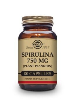 Espirulina 750 mg (Plancton) - 80 Cápsulas vegetales