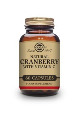 Arándano Rojo (Vaccinium macrocarpon) con Vitamina C – 60 Cápsulas vegetales