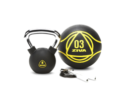 FDL - ZIVA PACK KETTLEBELL + BALON + COMBA - NEGRO