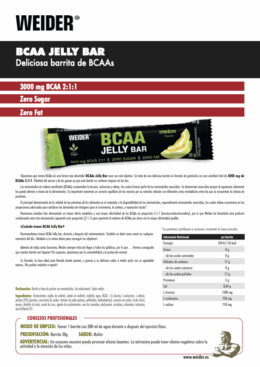 WEIDER® - BCAA JELLY BAR - MELON - Imagen 2