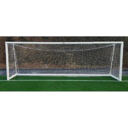 JUEGO PORTERÍAS ALUMINIO FÚTBOL 11  120X100 MM TRASLADABLES