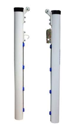 JUEGO POSTES PÁDEL ALUMINIO Ø 90MM FIJOS