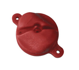 LOTE 25 GANCHOS SUJECIÓN RED PORTERÍA FÚTBOL ROJO