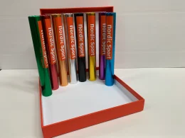 NORDIC - Bastones de relevo de aluminio - KIT 8 BASTONES