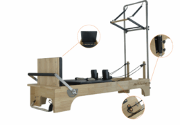 PILATES - REFORMER WITH HALF TRAPEZE