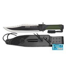 Cuchillo Tactico K25 STORM Kit Supervivencia