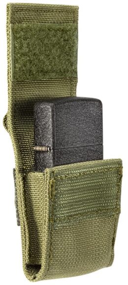 Encendedor a gasolina - Black Crackle Lighter and Black Pouch Gift Set - Imagen 14