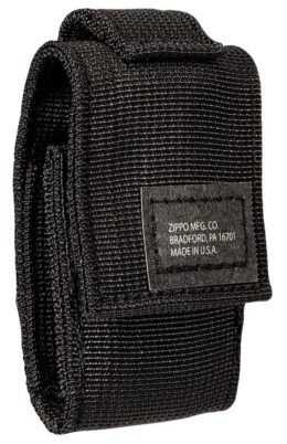 Encendedor a gasolina - Black Crackle Lighter and Black Pouch Gift Set - Imagen 6