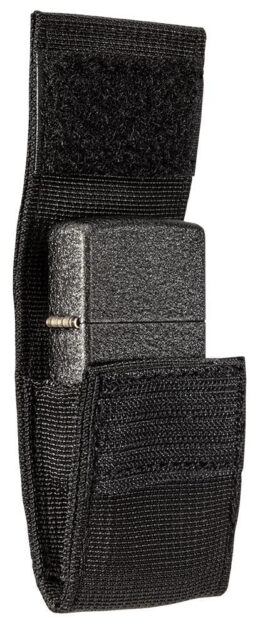 Encendedor a gasolina - Black Crackle Lighter and Black Pouch Gift Set - Imagen 2