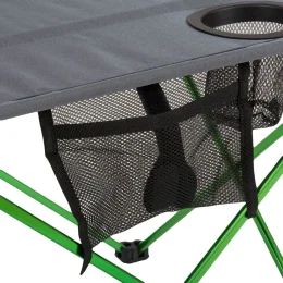 Mesa de camping plegable Highlander Ayr - Verde/Gris - Imagen 4