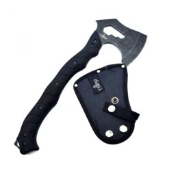 Comanche - Hacha Third Acero 420 Acabado Piedra