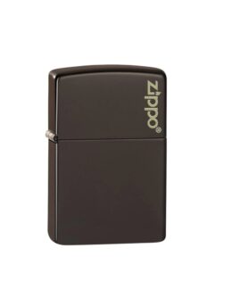Encendedor a gasolina - Brown Matte Zippo Logo