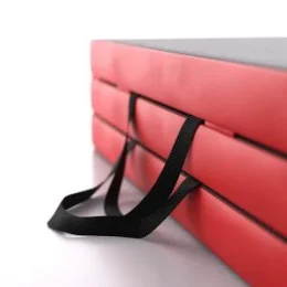 TRIPLE COLCHÓN DE GIMNASIA DE SEGURIDAD Y ESCALERA GRANDE PLEGABLE 195X120X10 CM - Imagen 5