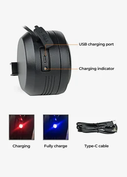 Alarma Alarma antirrobo por vibración ENGWE resistente al agua con carga USB - Imagen 3