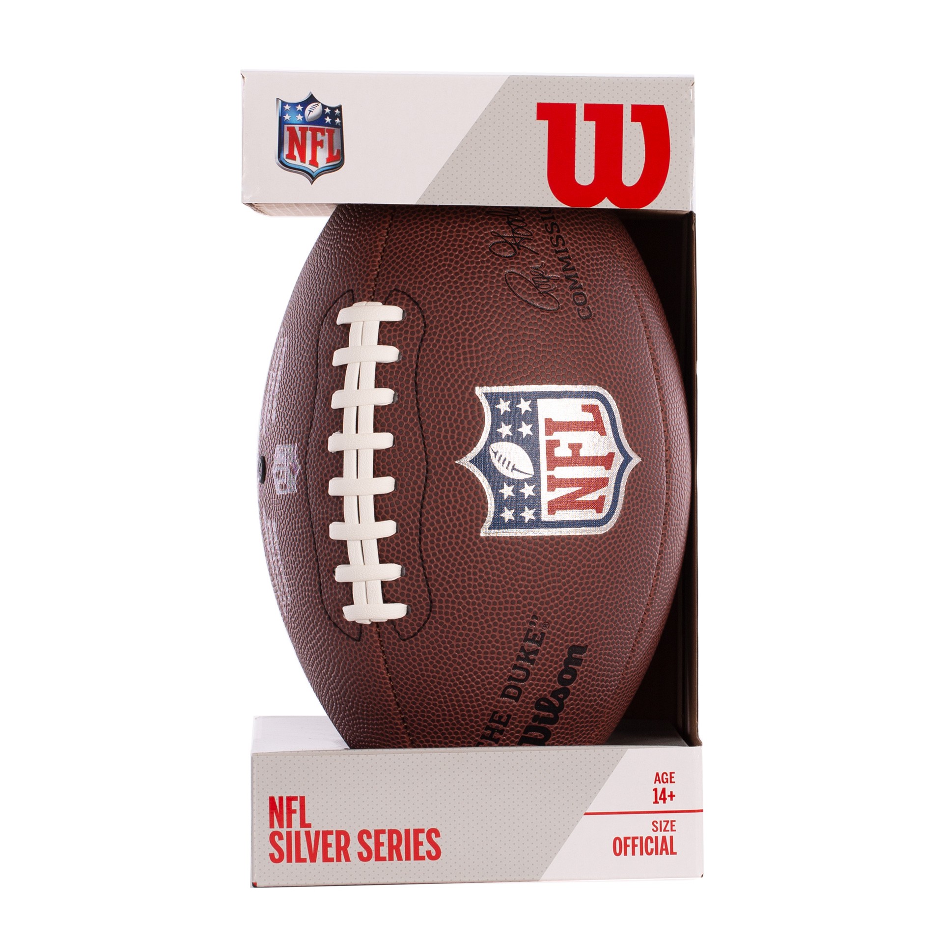 BALÓN FÚTBOL AMERICANO WILSON NFL DUKE RÉPLICA - CON EXPOSITOR - - Imagen 6