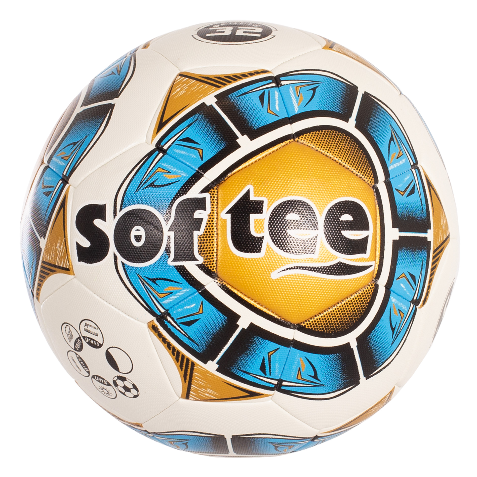 BALÓN FÚTBOL SOFTEE ZAFIRO - Imagen 3