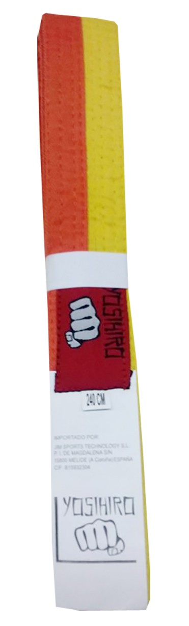 CINTURON KARATE/JUDO YOSIHIRO 100% ALGODON - Imagen 5
