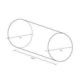 FIGURA CILINDRO 120X30CM Ø - Imagen 2