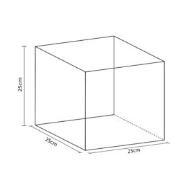 FIGURA CUADRADO 25CM - Imagen 2