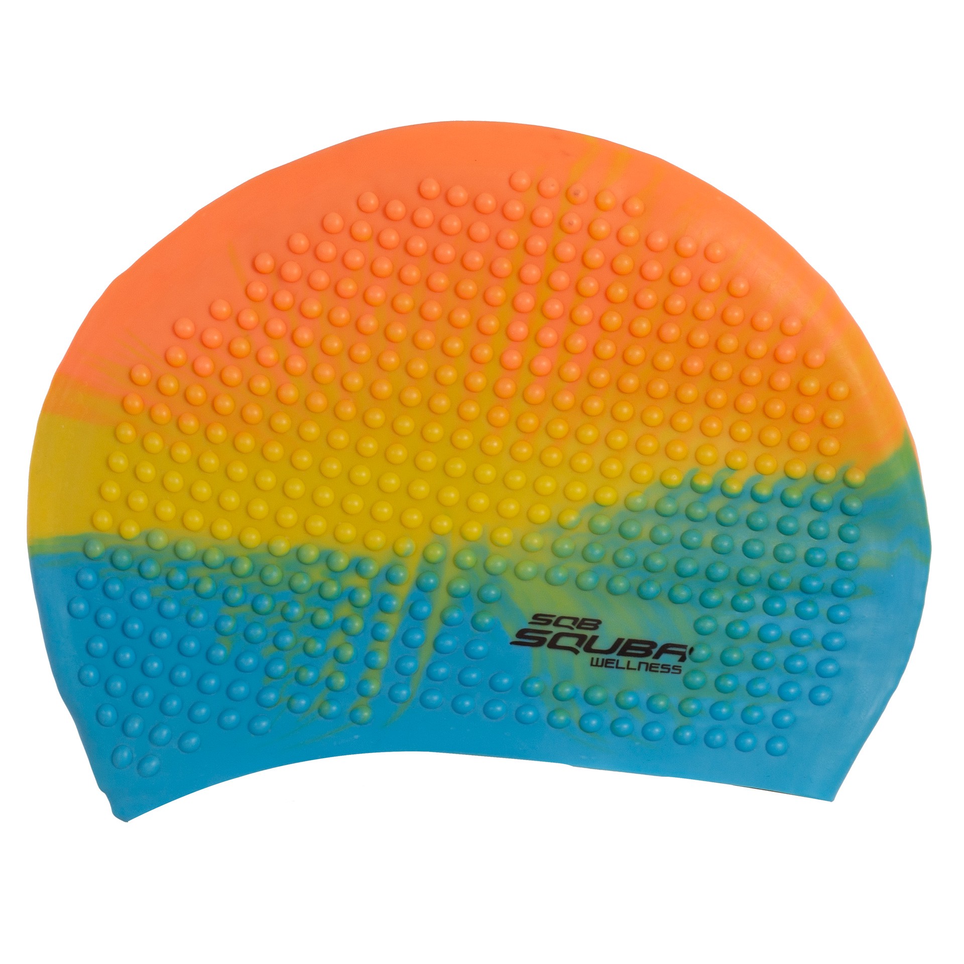 GORRO NATACIÓN SILICONA SQUBA BUBBLE MULTICOLOR - Imagen 3