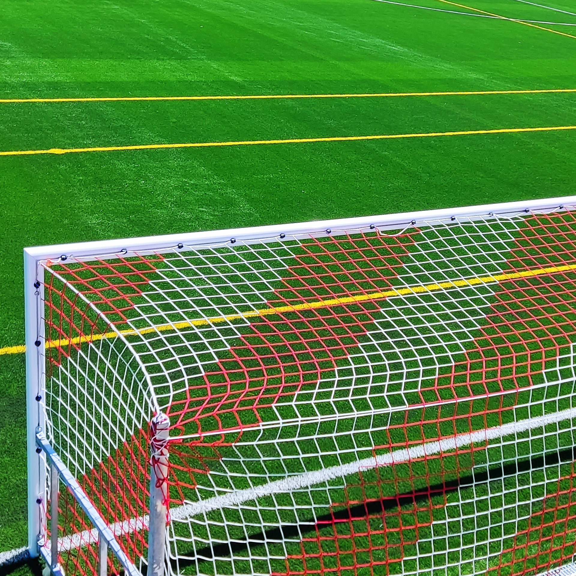 JGO PORTERÍAS AL. FÚTBOL7 90MM ABATIBLES ARQUILLOS GALV CALIENTE - Imagen 2