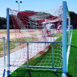 JGO PORTERÍAS AL. FÚTBOL7 90MM ABATIBLES ARQUILLOS GALV CALIENTE - Imagen 3