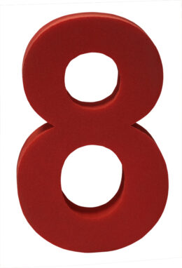 LOTE 5 MINITAPICES NUMEROS COLORES VARIADOS - Imagen 5
