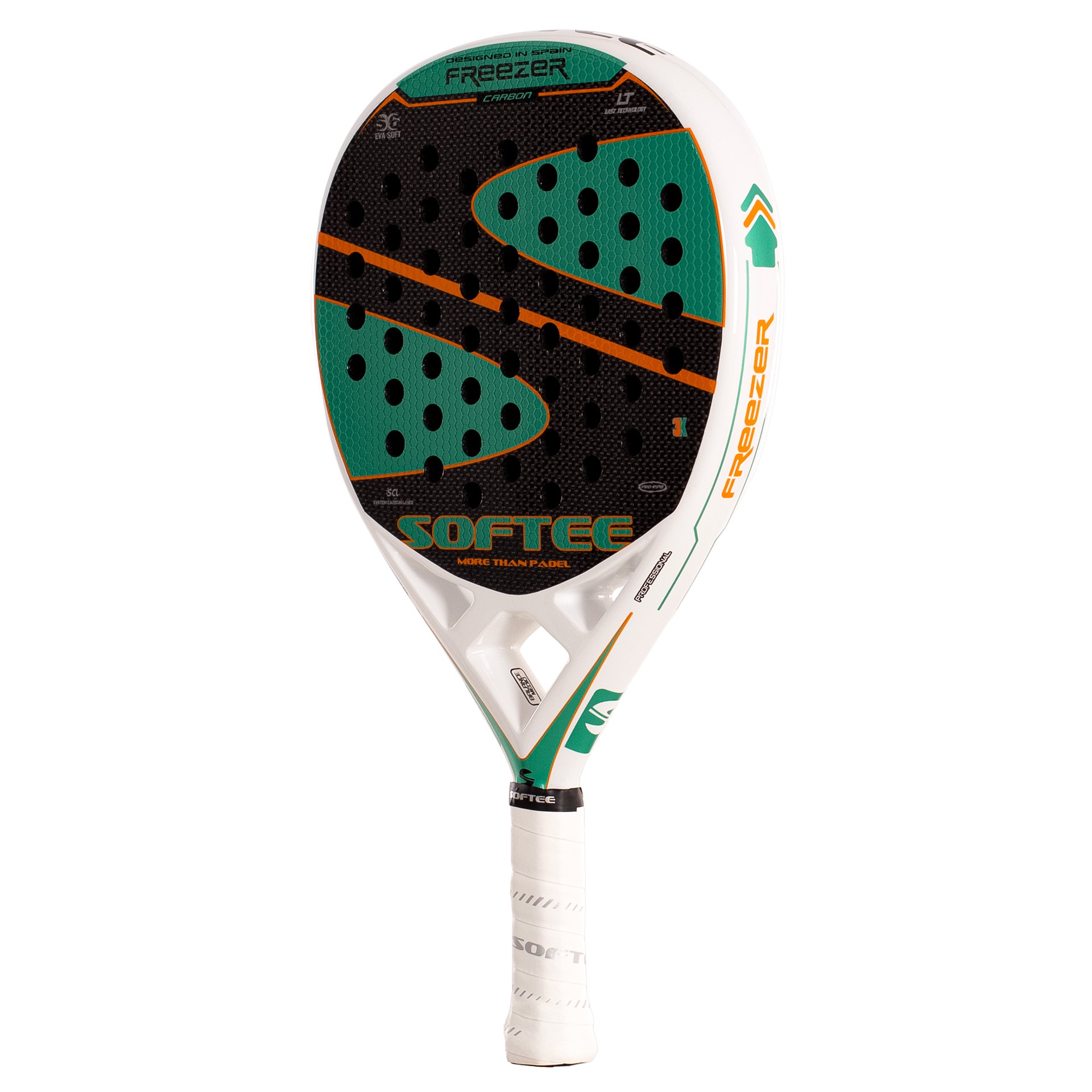 PALA DE PÁDEL SOFTEE FREEZER CARBON 3K VERDE SFT - Imagen 6
