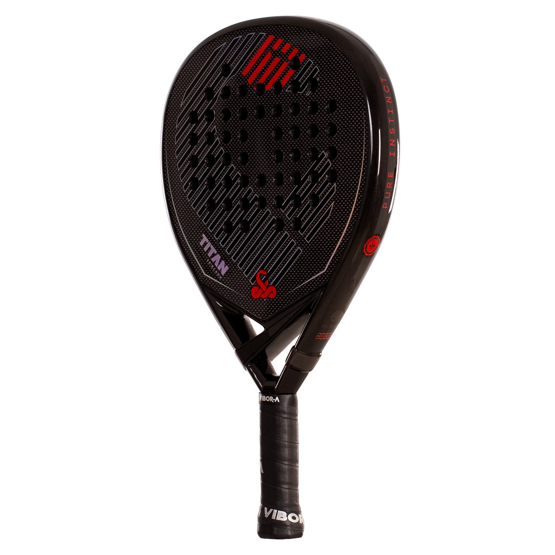 PALA DE PÁDEL VIBOR-A TITAN 3K BLACK - Imagen 6