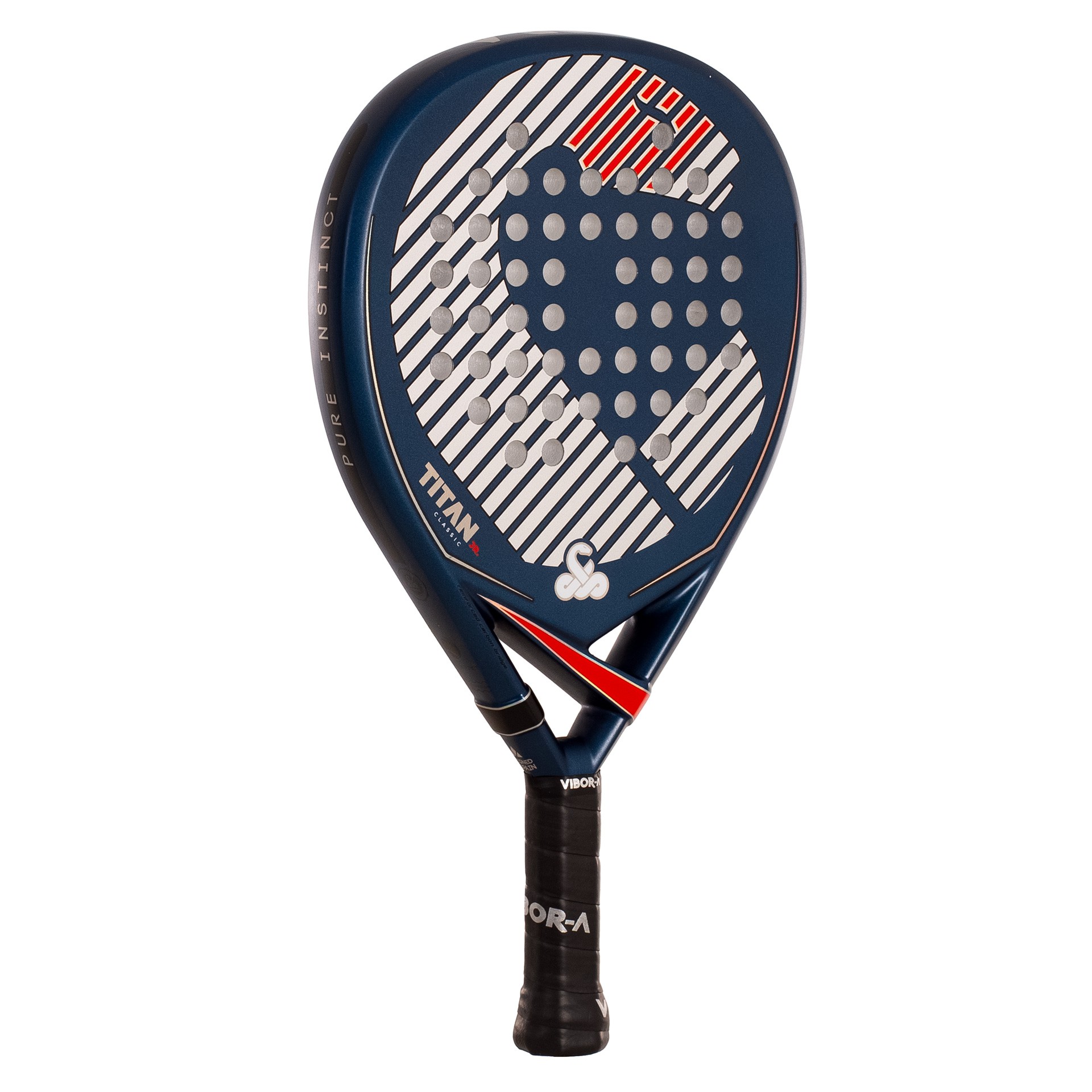 PALA DE PÁDEL VIBOR-A TITAN JUNIOR CLASSIC BLUE - Imagen 2